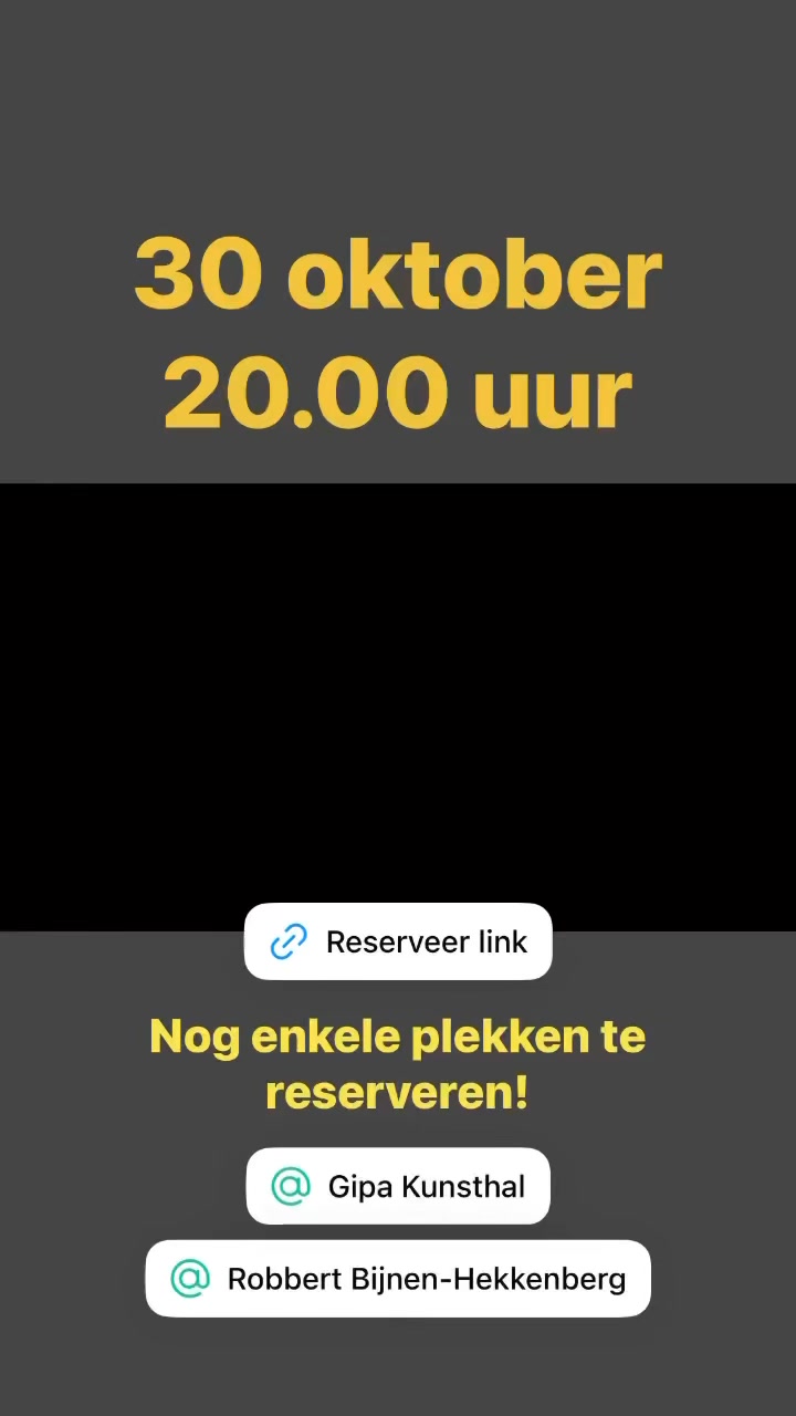 Robbert Bijnen vertelt, zingt en lacht over zijn leven als chronisch patiënt.
Geen zwaar verhaal, maar een eerlijke, ontwapenende voorstelling vol humor, veerkracht en herkenbare momenten.
Een intieme huiskamervoorstelling bij Gipa Kunsthal waar je even mag glimlachen om wat schuurt,
en geraakt wordt door wat écht blijft plakken.
🪑 Nog een paar stoelen vrij — dus als je erbij wilt zijn, is dit het moment.
📍 Gipa Kunsthal
🎭 ‘Leven in potjes’ – Robbert Bijnen
📅 30 oktober 20.00 uur
🎟️ Reserveer je plek via www.gipa-arts.nl/performances
#LevenInPotjes #RobbertBijnen #Huiskamervoorstelling #GipaKunsthal #Kleinkunst #Theateravond #LaatsteKaarten #HumorMetHart
Gipa Kunsthal