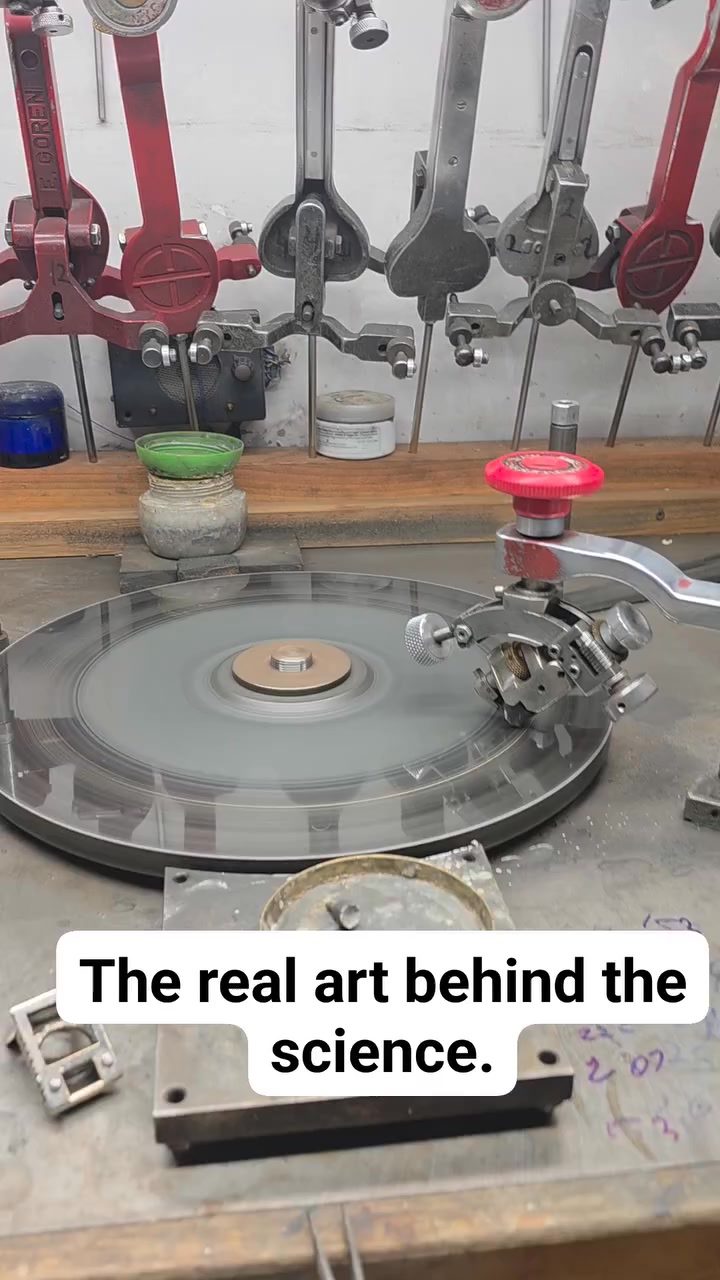 The real art behind diamonds! #diamonds #cuttingdiamonds #manufacturingdiamonds #diamondcuttingnyc #gemsbypancis Gems by Pancis