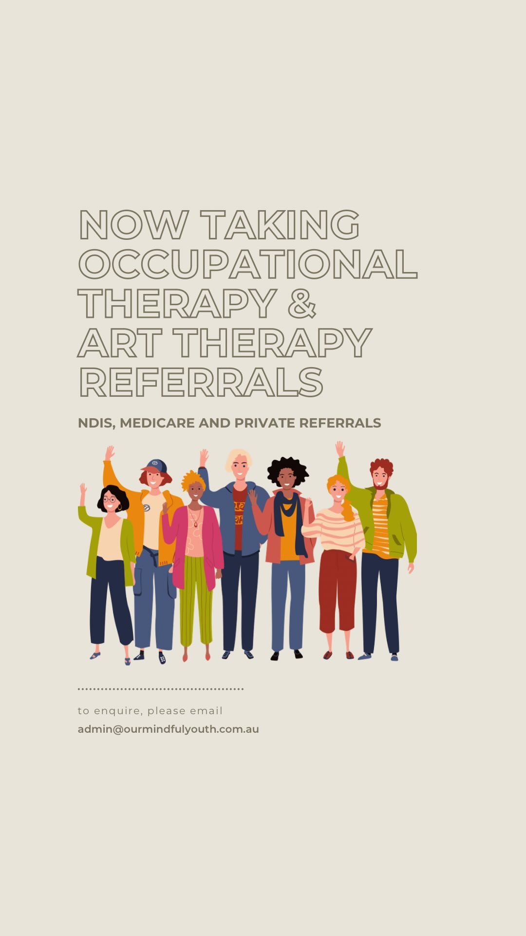 Geelong, we’re now taking new OT and Art Therapy referrals 🌞