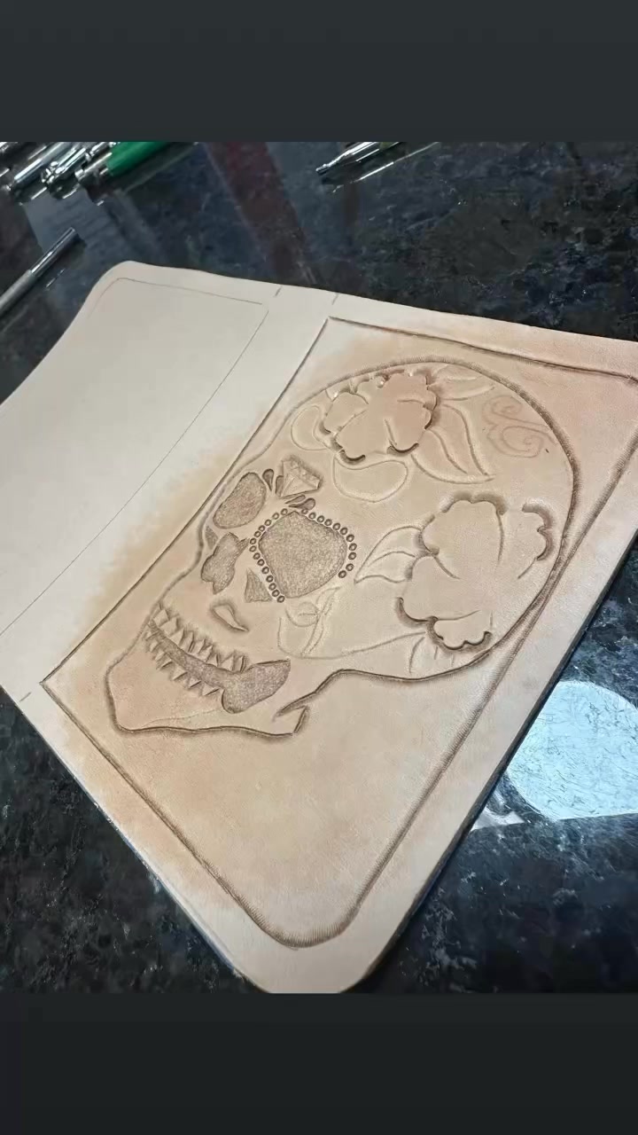 Leather shit: cranking them out.
#artistlife
#leathershit
#wallet