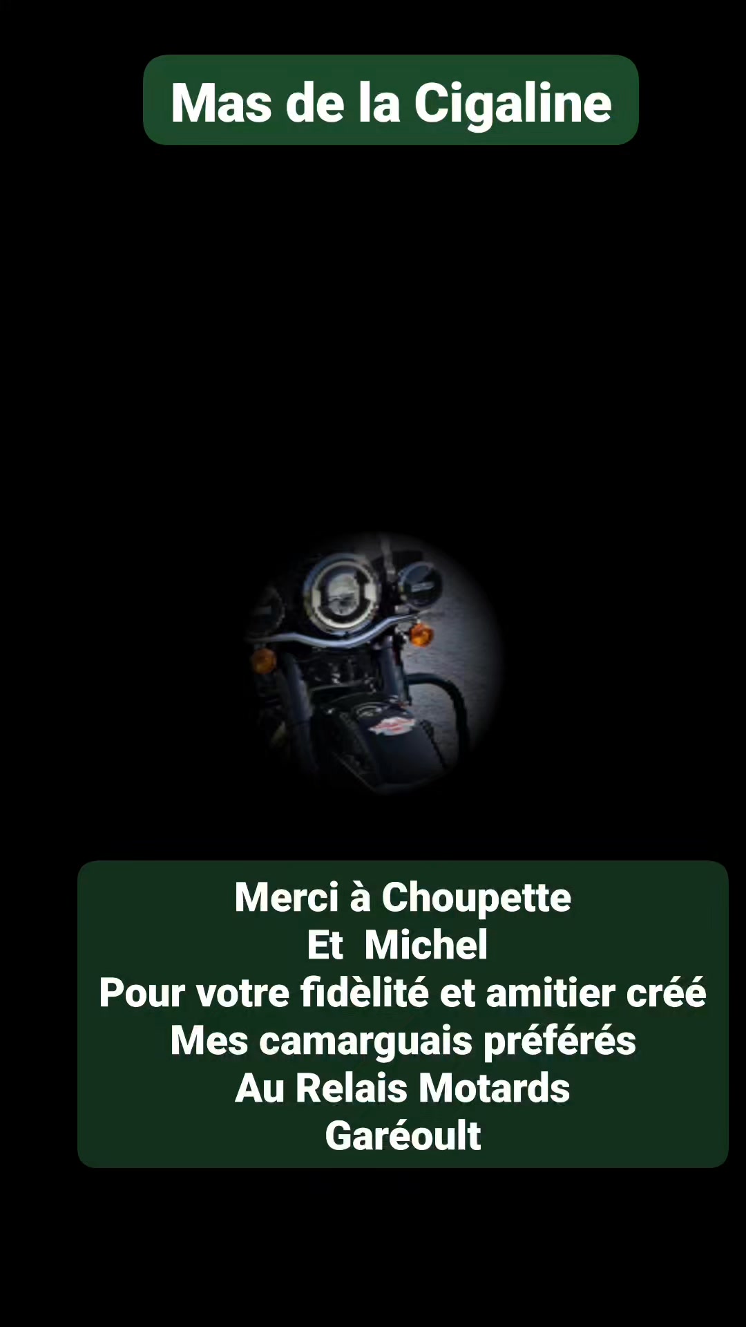 #vacancesmasdelacigaline #relaismotards #roadtrip @à la une Relais Motards Tout le monde en parle