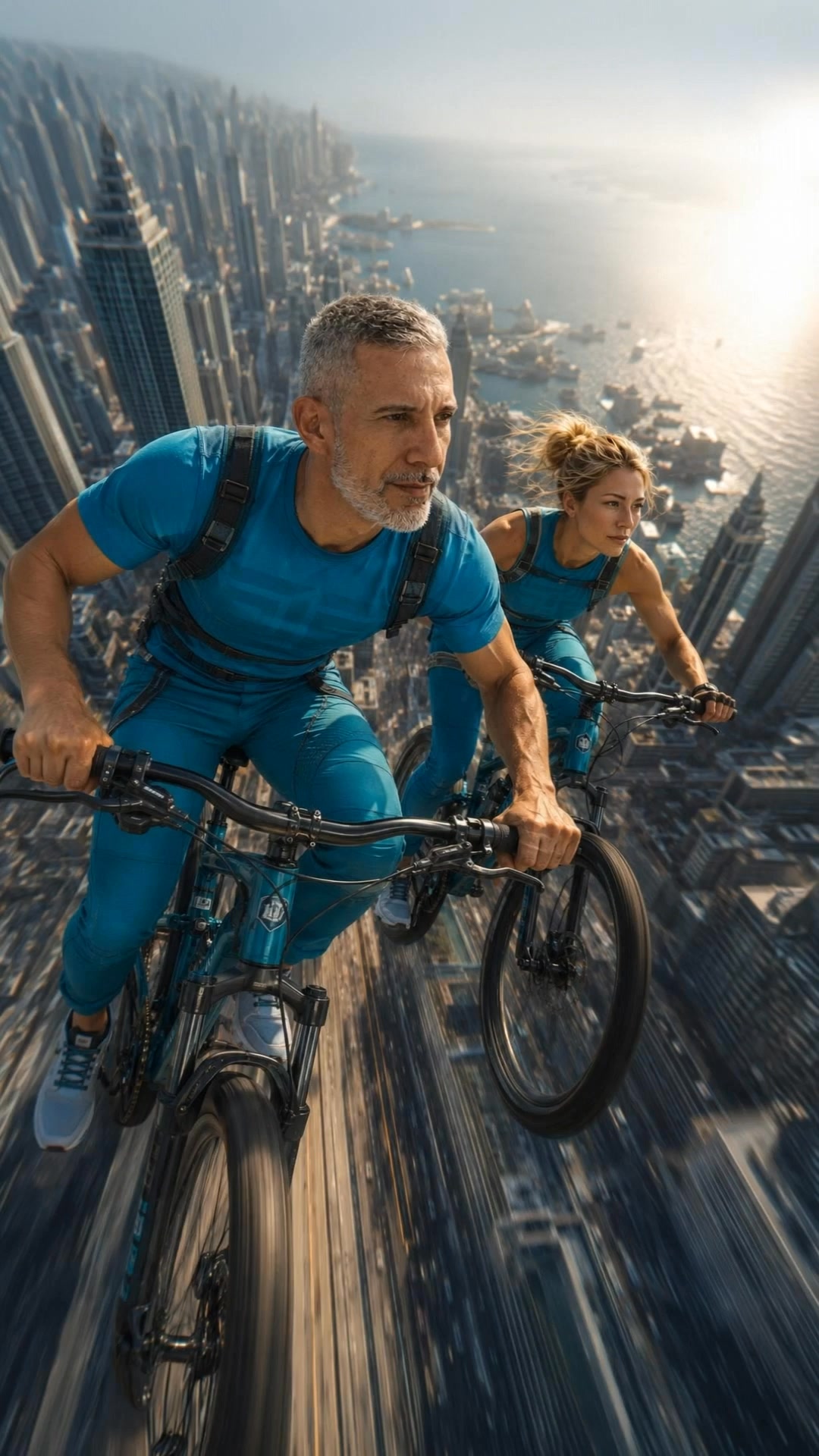 Pedaleando donde no hay carretera.