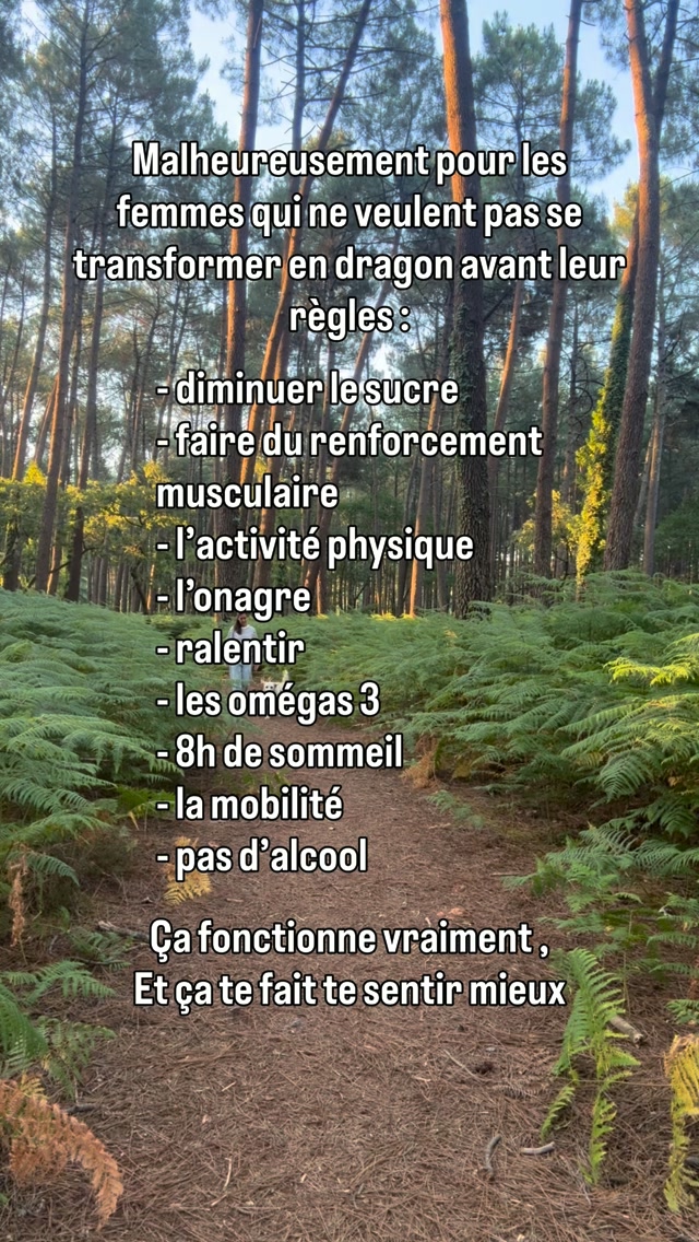 Tu te transformes en dragon à chaque fin de cycle, enregistre ça !
———————————
🌻 Je suis Isabelle Noret • Kiné experte du cycle féminin .
🌻J’aide les femmes à comprendre leur corps - pour ne plus le subir 🫶🏻