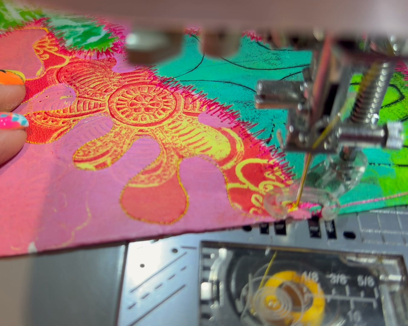 Working on the a piece … of course, last minute at Mellymade Designs. Visit Stand E33 at the Festival of Quilts from 30th July -2nd August at the NEC Birmingham. It will be lovely to see you.
#quilts
#FestivalofQuilts
#sewing
#stitching
#Mixed media
#mixedmediaart