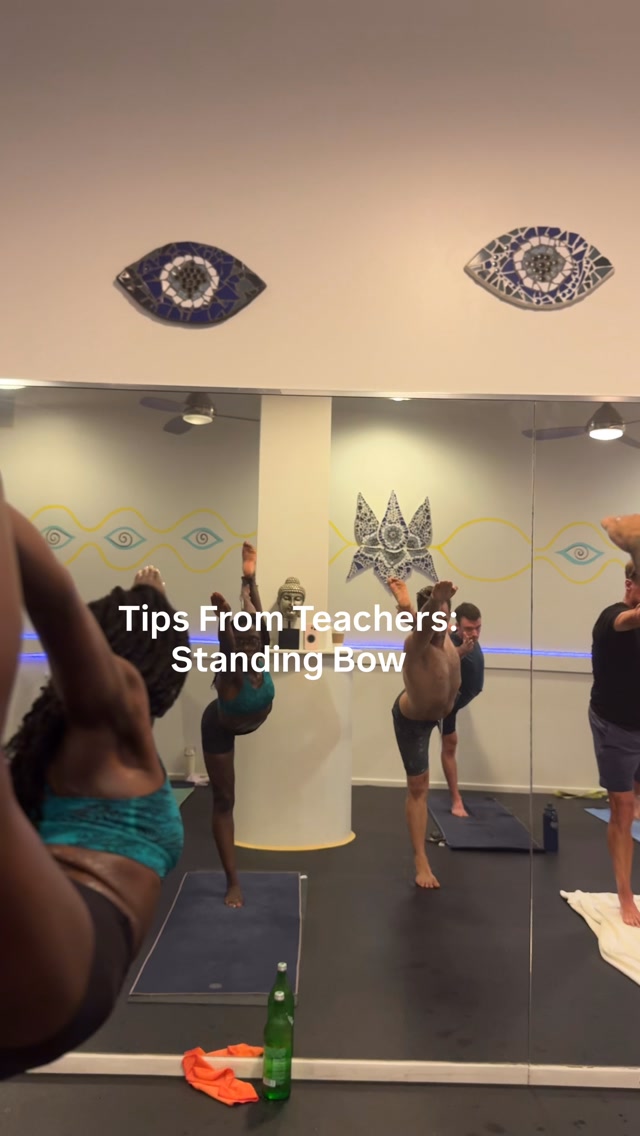 How do you keep from bending at the waist in Standing Bow? Justin breaks down how to create a stronger kick and maintain proper alignment in the 26 & 2 practice. Try it with us in your next class! 🔥