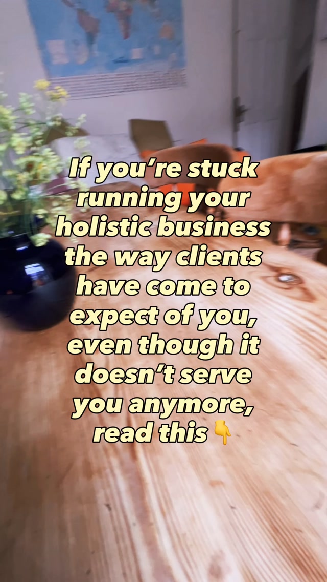 I’m a Reiki healer and holistic business mentor, and one thing I see time and time again is healers running their business from the place of what they think other people want from them:
Stuck in a treatment room all day even though it’s not want you want anymore;
Keeping your prices capped because you’re scared what people will think if you claim your worth;
Only saying what you think people want to hear,
Rather than sharing your true FORCE with the world 🔥🔥🔥
I hugely pivoted my business from only offering my handmade crystal talismans,
To developing into my unique form of mentorship, combining Reiki healing with messaging strategy,
And so I’m here to tell you that YES, you CAN expand your holistic business into whatever works best for YOU and allows you to make the biggest healing impact in the world 💃
One of the biggest themes that comes up with my clients is activation of expression,
Helping women claim their right to take up the space to share their unique message with the world.
If you’d like help redefining the expectations you’re working under, and learning to express your uniqueness in your content, so that you can reach more of the people who need your healing and grow your business in a new way - then reach out 👋❤️