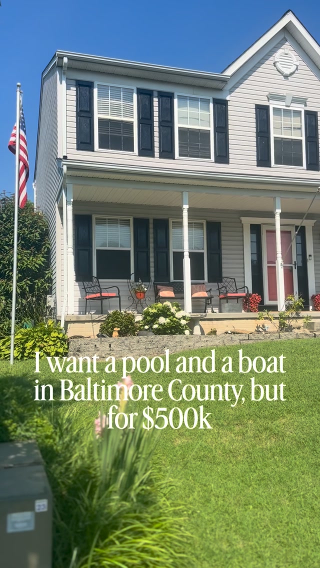 You want a pool, and your husband wants to be close to the water, and a place for his boat.
You want more space than your town home, and looking to move up to a family sidewalk neighborhood. But you also want a $500k price tag.
Coming soon to Sparrows Point in Baltimore County.
Comment SAND for the details.
Listed by Christina Landsman, Real Estate Professionals Inc. 410-552-SOLD