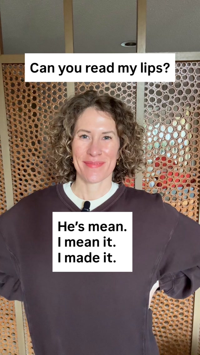 Keep in mind these are short phrases that I am slowly enunciating and repeating.
Imagine people talking at normal speed, in full sentences, mumbling or with facial hair, turning away, eating or covering their mouths. It’s exhausting!
Visual ID: Erin, a white woman with curly blonde hair, stands in front of a bamboo screen and slowly and clearly mouths short phrases. She then moves into talking, gesturing with her hands and absentmindedly signing at the end.
Transcript in comments.
#Lipreading #Deaf #ASL #DeafAwareness #InvisibleDisability