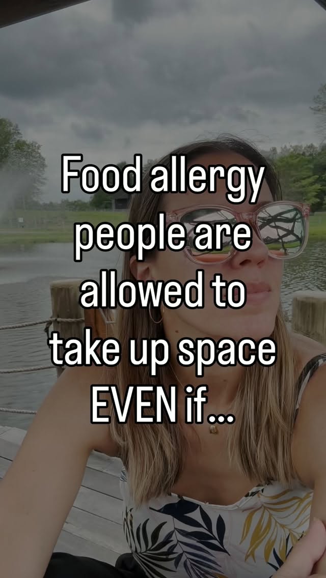 If you have food allergies, you’ve probably gotten really good at making yourself smaller.
Not asking questions because you don’t want to be “difficult.”
Not speaking up because you don’t want to inconvenience anyone.
Skipping things because it feels easier than explaining.
Bringing your own food and pretending you don’t care.
Saying “it’s fine” when it really isn’t.
But your safety doesn’t make you difficult.
Your questions don’t make you annoying.
Your accommodations don’t make you high-maintenance.
And you don’t have to choose between being safe and participating in your life.
You’re allowed to take up space. 🩵
If you’ve been making yourself smaller because of food allergies, let this be your reminder: you don’t have to anymore.
Save this for the next time you need the reminder.
#foodallergies #foodallergy #takeupspace #dietitian #lonely