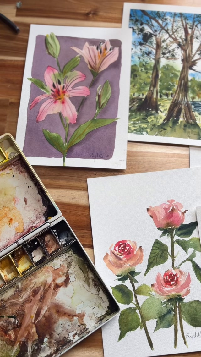 A little sneak peek inside my Intuitive Watercolour Collection 👀🎨
Here’s a look at what we’ll be getting up to inside — from loose florals to expressive landscapes, playful techniques, layering, composition, colour, intuition and LOTS of painting.
20+ hours of on-demand content, lifetime access, and you can work through it completely at your own pace.
Ready to come paint with me? 🌸🏞️
*Courses are OPEN — link in bio! ☝🏻