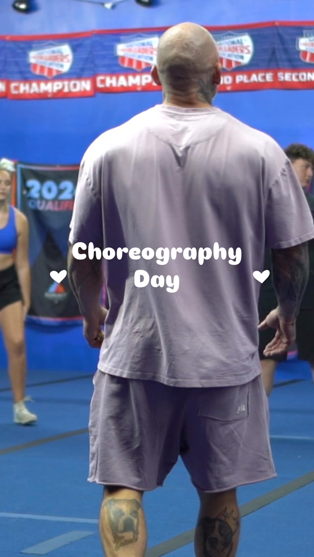 We are cooking something up here at Galaxy ๐ get ready for us when we hit the mat ๐โจ #cheerlife #cheerleading #choreography