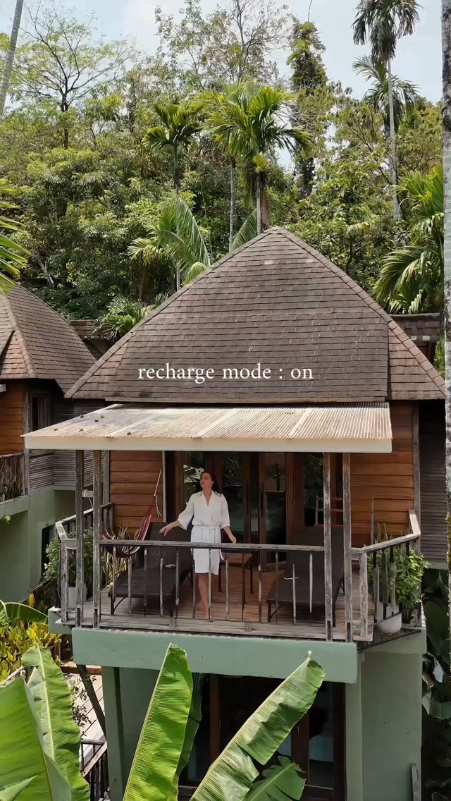 Offline is a new luxury.
#kohchang #wellnessresort