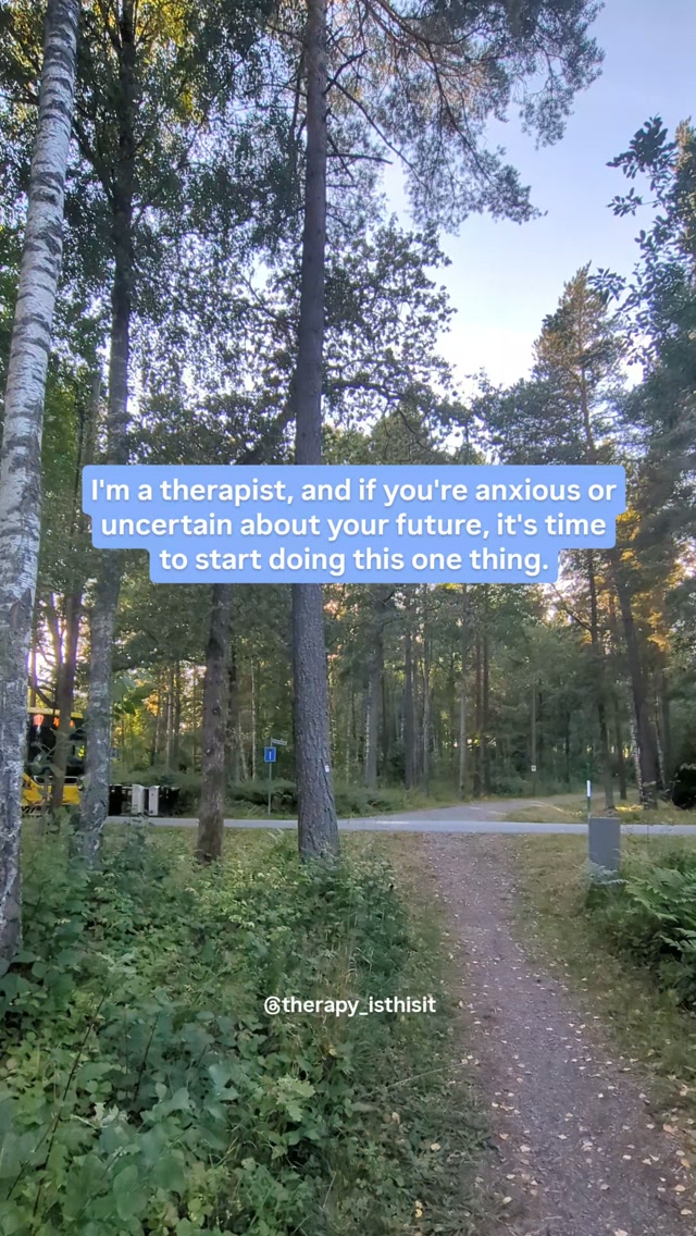 As an anxiety therapist supporting women through their 'panic years', I hear the anxious questioning:
"What do I want for my future?"
"Will it all work out?"
"How is time moving so quickly, yet I feel totally stuck?"
But there's one thing we always start with inside therapy that helps to start changing things...
✨ What feelings do you want to feel in 1, 2, 5 years time? And how does that differ from now?
Okay - it sounds simple. But let me ask you this: when you envisage the future, how often do you think of physical changes (owning a house, a new job, living somewhere new, having x amount of savings)?
Most people will consider their future, by measuring success in achievements or things they've attained, rather than feelings.
Once you get in touch with the feeling you are aiming for - things start to change on a deeper level.
You stop measuring yourself against what other people are doing. You develop self-trust because what you are aiming for is truly aligned with your values.
You know who you are, what you want and you begin to enjoy living your life again.
Less anxious and actually sure of yourself 👏
Are you interested in starting this kind of therapy? Drop me a DM or head to the link in my bio to read more about how I work.
It's so good to have you here!
Follow therapy_isthisit
#therapyforanxiety #anxietytherapist #quarterlifecrisis #lifeinyour20s #whatdoiwant