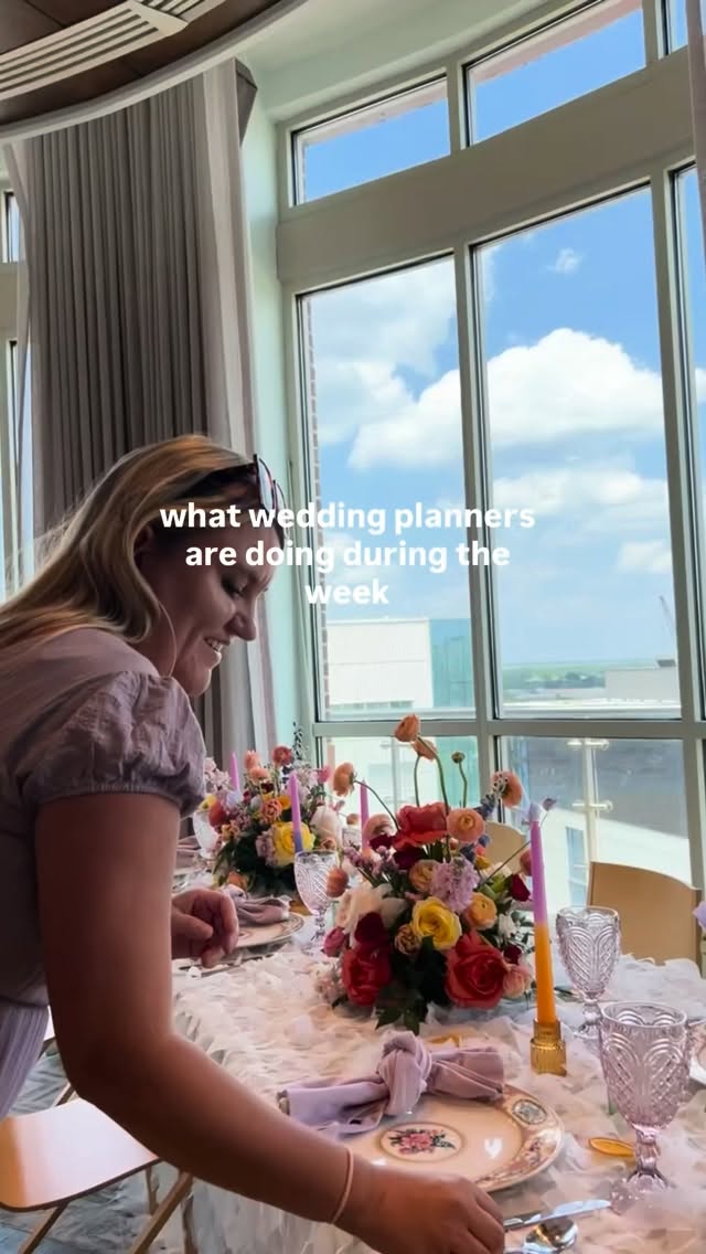 What are wedding planners doing during the week? We’re…
Emailing clients + vendors
Designing every little detail
Building timelines + schedules
Touring venues
Attending tastings
Meeting with vendors + venue teams
Reviewing contracts + proposals
Finalizing rentals, florals + floor plans
Making calls + solving logistics
Updating budgets + checklists
Checking in with our couples
And planning approximately 472 tiny details you may never even know happened.
Wedding days may happen on the weekend, but the work that makes them feel effortless? That’s happening all week long. 🤍
#georgiawedding #savannahwedding #weddingplanner #weddingsofinstagram #weddingreels