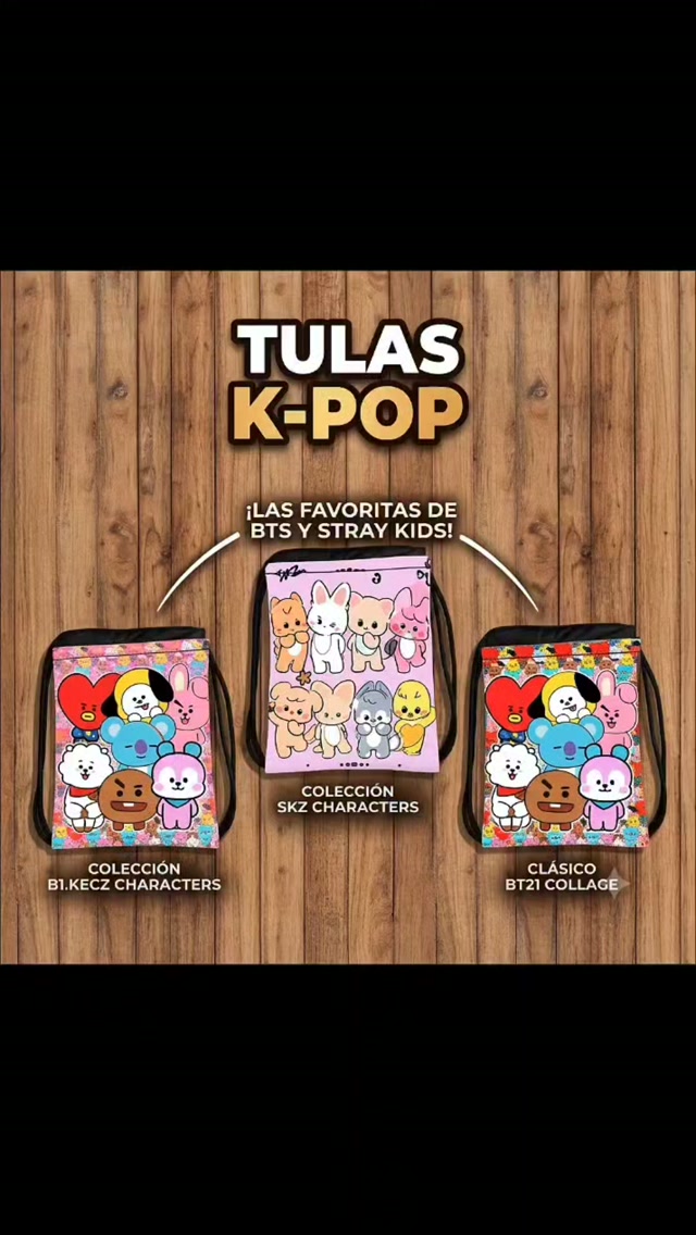 Eleva tu outfit y lleva a tu grupo favorito a todas partes con nuestra nueva colección
🔥 Lo que vas a encontrar:
🎒 Tulas K-Pop: BTS, BT21 y Stray Kids (resistencia y diseño TOP).
🧣 Pañoletas / Bandanas 70x70 cm: Material satinado de alta calidad para usar como bandana, accesorio o pañuelo (Blackpink, SKbZ, BTS, BT21).
🔑 Sets Pin + Llavero: Colecciones completas de SKZOO y BT21/BTS.
📍 Visítanos en el Barrio Quiriguá, Bogotá.
🚚 Envíos seguros a toda Colombia.
💳 Métodos de pago: Múltiples opciones (efectivo, transferencias y más).
📩 Envíanos un DM con tu diseño favorito para brindarte toda la información y tomar tu pedido.
#KpopColombia #KpopBogota #BT21Colombia #StrayKidsColombia #BlackpinkColombia