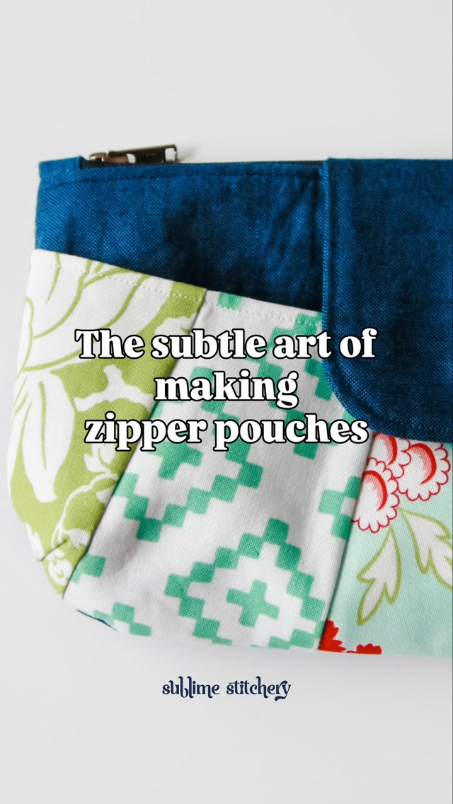Hi friends! I’ve made a lot of zipper pouches over the years. 🩷
Different shapes, different sizes, different techniques - and somehow I’m still not tired of making them.
And with every pouch I make, I learn something new - a better way to finish a corner, manage the bulk, getting the zip just right or the overall pouch shape I want.
The joy of sewing: You never really arrive. You just keep making, learning and getting better at the small details.
And apparently, in my case, you keep making zipper pouches. 😂
Where are my zipper pouch friends at! Give me a 🤐👝in the comments 😊💕
#sublimestitchery #zipperpouch #zipperpouchsewing #meandsublimestitchery #bagmaking bagmaker sewingtips sewingprojects sewinginspiration