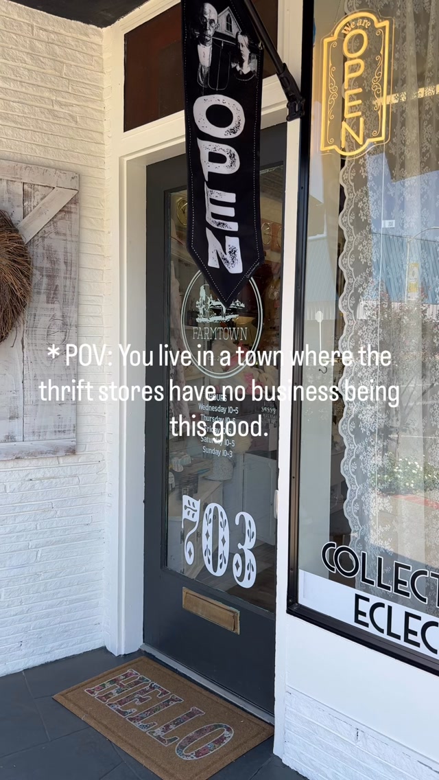Okay but… why are the thrift stores in Orland, CA actually SO GOOD?! 👀
One of my favorite things is hunting for those one-of-a-kind pieces that make a home feel collected, interesting, and like it actually has a personality — and apparently Orland is a little thrifting gold mine.
Some of my favorite local stops:
✨ @farmtown_orland_ca
✨ Twice is Nice Thift Store
✨ @collective_habits
If you’re ever in Orland, California, consider this your sign to go treasure hunting.
And yes… there’s a very good chance some of these finds will end up in one of my stages. 😂
Save this for your next Orland thrift day + tell me your favorite local thrift store below!