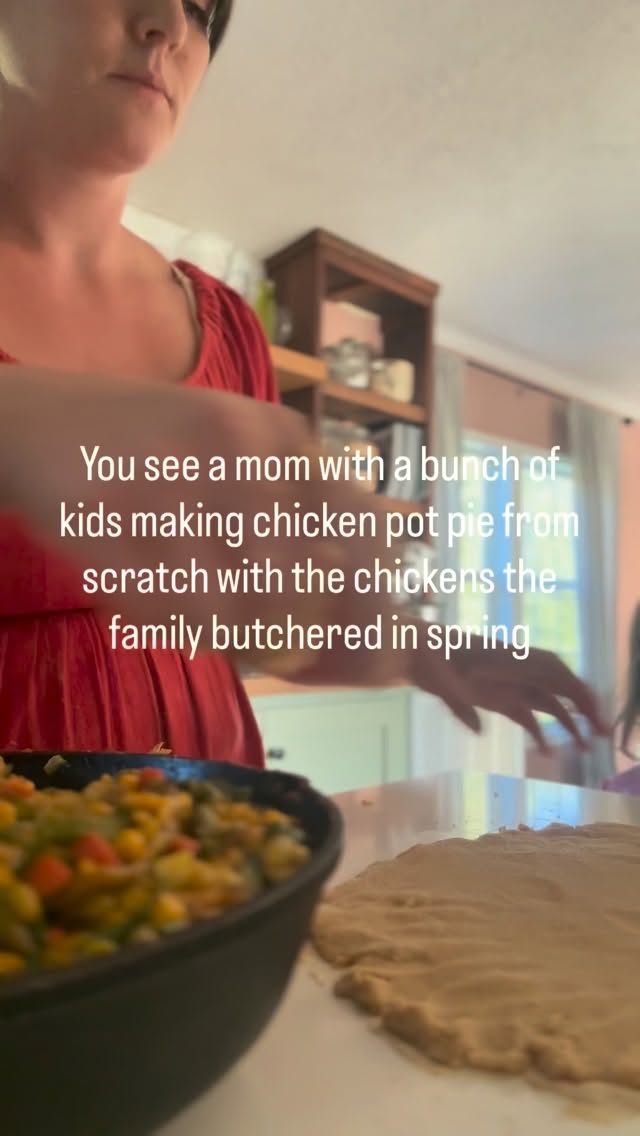 We can be both 🙌🏻
#homestead #fromscratch #lifestyle #motherhood