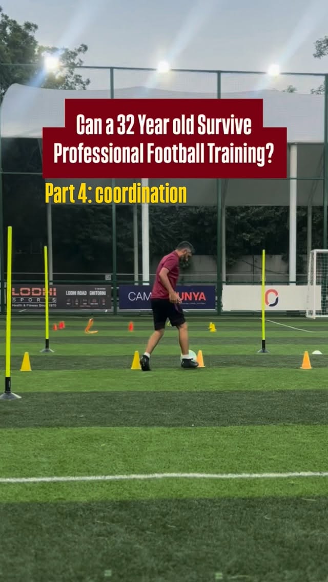 Taking the next step towards better coordination and change of direction! Follow along Professional level football training! #football