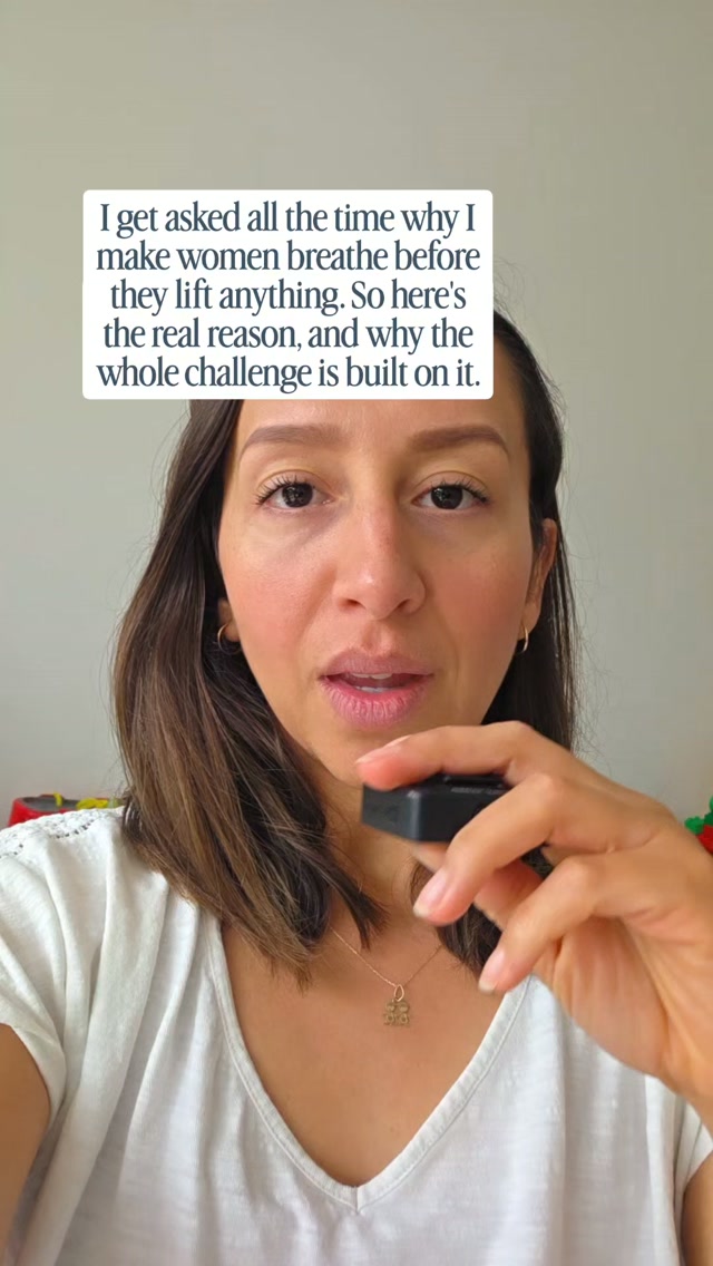 Someone asked me this in a DM recently: why start with breathing instead of just getting into the workout?
And I get it. On paper it can sound like the wellness version of 'have you tried journaling.' Like, okay, but I've got fifteen minutes and I want to use them.
Here's where my head goes though.
Your breathing pattern isn't a vibe. It directly affects your pelvic floor tension, your posture, your stress response. A tense nervous system means a braced body, and a braced body doesn't build strength the way we want it to.
That's why the challenge goes Breathe, Sculpt, Flow. In that order. On purpose.
Five days, free, starting September 28. Sign-ups are open!
✨️Comment CHALLENGE and I'll send you everything you need.