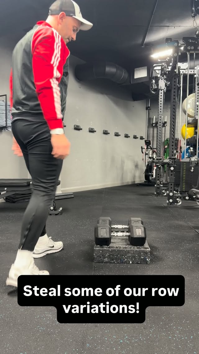 Sick of the same old row variants in your program? Well we’re about to come to your rescue!
Steal one of these 4 for your next session! Tried and tested and 4 we love adding in to our training blocks!
1️⃣ Deadstop Row | off blocks - Our latest row variant in our program! A top tier row that you really feel when you get the weight right!
2️⃣ Rotational Lat Pulldown - this one we love if you’re looking for that extra stretch in your lats and really feel it!
3️⃣ 1-1 Row - a row you can be way heavier than normal with and be able to work both side! Do both sides each set with one arm leading!
4️⃣ DB Plank Row - if you struggle keeping stable doing a row then this is the one for you!
#loughrea #gym #smallgrouptraining #gymworkout