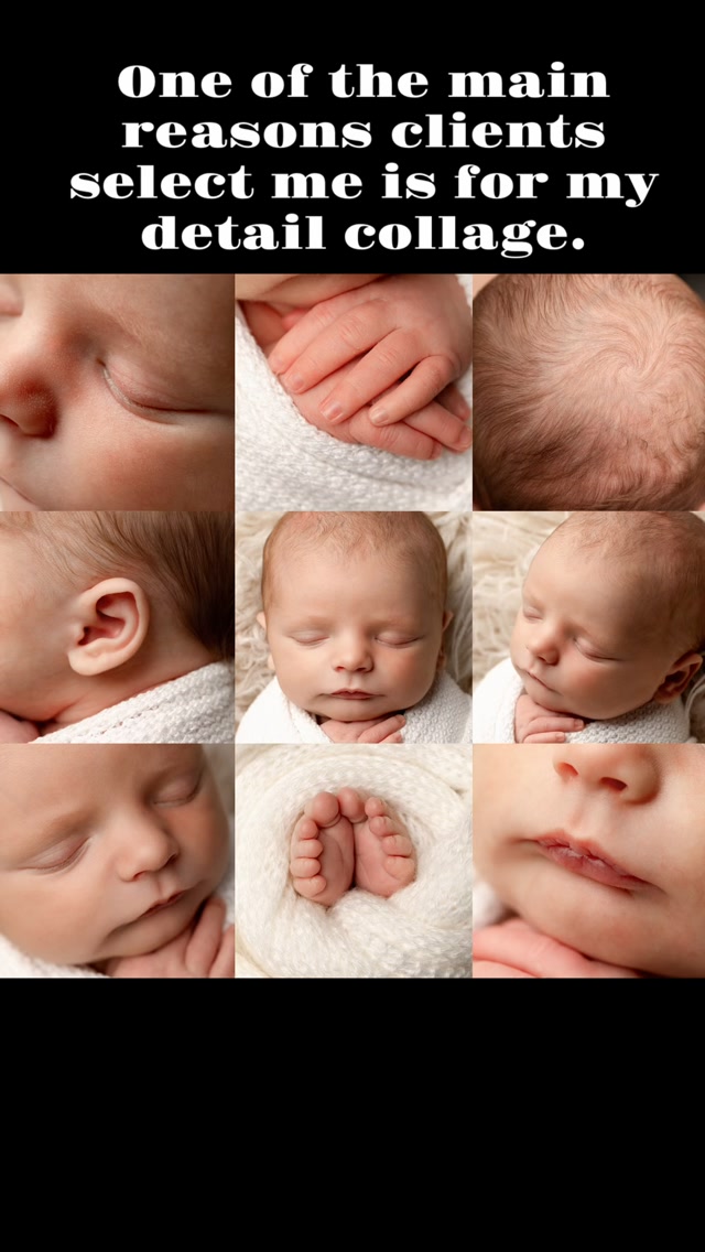It’s the tiny things. 🥹🤍
Those teeny toes. The little rolls on their fingers. The perfect button nose. Those barely-there eyelashes. The tiniest lips. That little ear you could stare at forever. 🥹
That’s why I love my detail collages.
Nine little pieces of your baby, all in one place, because somehow those tiny details are the things you’ll miss the most when they’re not so tiny anymore.
And let’s be honest… baby toes should probably have their own fan club. 😂🩷
Which detail is your favorite—toes, lips, eyelashes, nose, hands, or ears?
#babydetails #sanjosenewbornphotographer #santaclaranewbornphotographer #campbellnewbornphotographer #morganhillnewbornphotographer
