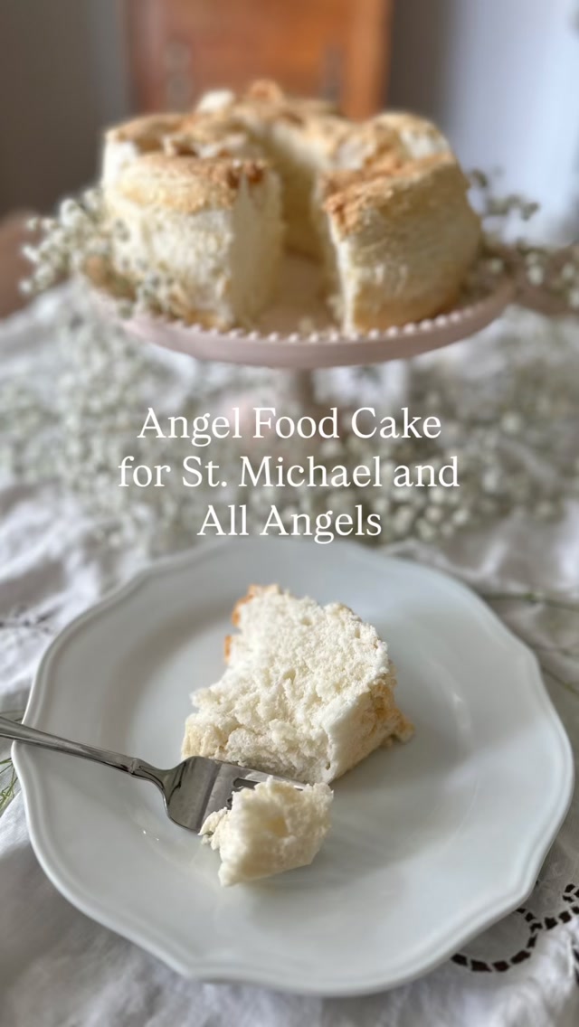 Angel food cake is such a simple and fitting dessert for the Feast of St. Michael and All Angels on September 29.
Whether you make it from scratch or pick one up from the store, it is an easy way to bring the celebration of Michaelmas to your family table.
Comment “cake” for the recipe.
.
.
.
.
#Michaelmas #stmichael #AngelFoodCake #saintmichael #saintmichaelthearchangel