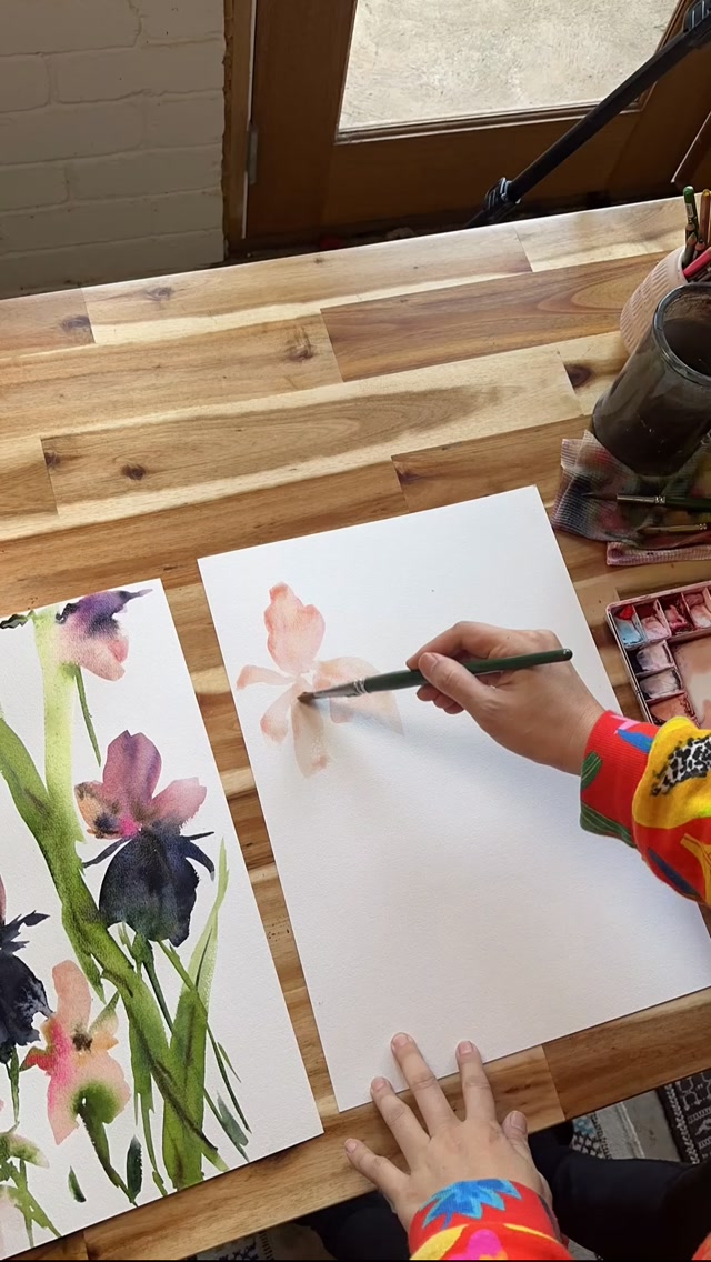 Do you have a destination when you paint? I seldom predict what it will become, I don’t plan my composition much, most my paintings are an on going exploration. How do you plan or not plan your paintings?
