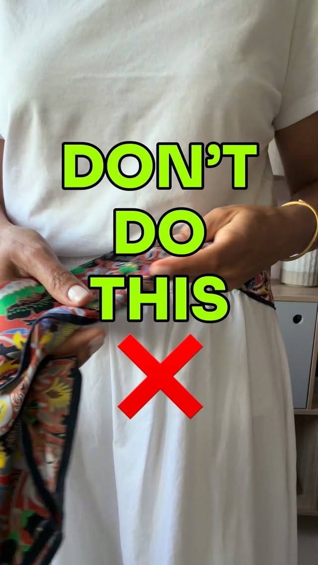Attention to detail is very important when creating the perfect outfit. If you’re wearing a scarf and it has a messy knot, it won’t look good. Instead, if you create a beautiful, stylish knot, it will look like you’ve put in the effort, and your outfit will look timeless.
So next time you’re using a scarf as an accessory, please take a moment to create a perfect knot. It makes all the difference.
.
Style hack, scarf styling, scarf knot, scarf tying, how to tie a scarf, scarf accessory, attention to detail, outfit details, styling tips, fashion tips, style tips, effortless style, chic style, timeless style, elegant style, sophisticated style, polished look, elevated outfit, everyday elegance, personal style, style with intention, accessories matter, accessorising, classic style, refined style, smart styling, capsule wardrobe, outfit upgrade, luxury look, French-inspired style, minimalist style, wardrobe tips, style confidence, outfit inspiration.
.
#scarfstyle #inspiration
#viralvideos #viralreel