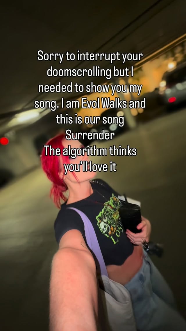 120k of you love this track on Spotify😍🥹 We are Evol Walks and we are stoked 🖤