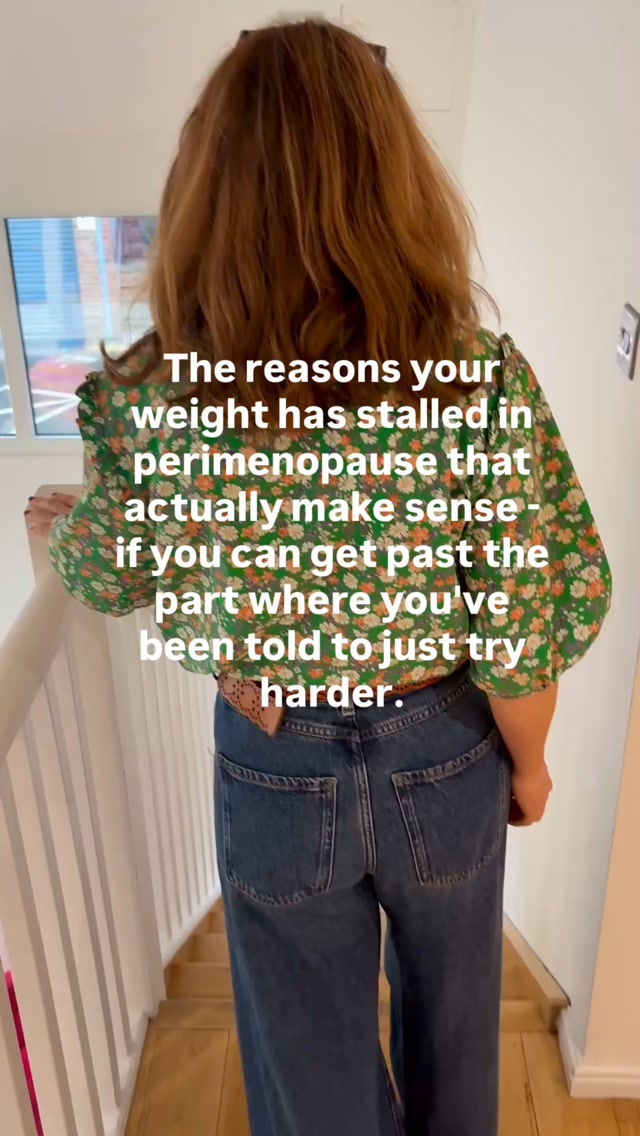 Save this if you have been eating well, moving more, trying everything, and your weight has not budged for two years.
Because the reasons are real. And they are not ‘you are not trying hard enough.’
Oestrogen dropping changes where your body stores fat. It goes to your middle now, even if it never did before. That is biology, not a lifestyle choice you somehow missed.
Cortisol, your stress hormone, goes up as oestrogen goes down. Cortisol tells your body to hold onto fat, especially around your waist. So if you are also running on adrenaline, bad sleep and a to-do list that never ends (which, er hello, most of us are), you are fighting on two fronts at once.
Muscle mass drops in perimenopause. Muscle is your metabolic engine. Less muscle means fewer calories burned at rest, even if you are doing the same exercise you have always done. Which is why pushing harder at the gym and getting less back is genuinely a perimenopause thing, not a you thing.
Blood sugar becomes much less stable. Which is why you are ravenous by 4pm, cannot stop thinking about food, and feel like your cravings have taken on a life of their own, even when you have been ‘good’ all day.
Sleep is wrecked. And poor sleep drives hunger hormones through the roof. You are not weak. You are running on empty and your body is compensating.
And the approaches that worked in your 30s, 1200 calories, Slimming World, skipping breakfast, pushing harder, were designed for a completely different operating system. They do not account for any of the above. Cutting more and pushing harder just makes everything worse.
None of this is your fault. All of it is fixable. It does need a different approach, though.
Save this for the next time someone tells you to just try harder. 🙄
#menopauseweightloss #midlifemetabolism #menopausenutrition #perimenopausesupport #weightlossover40