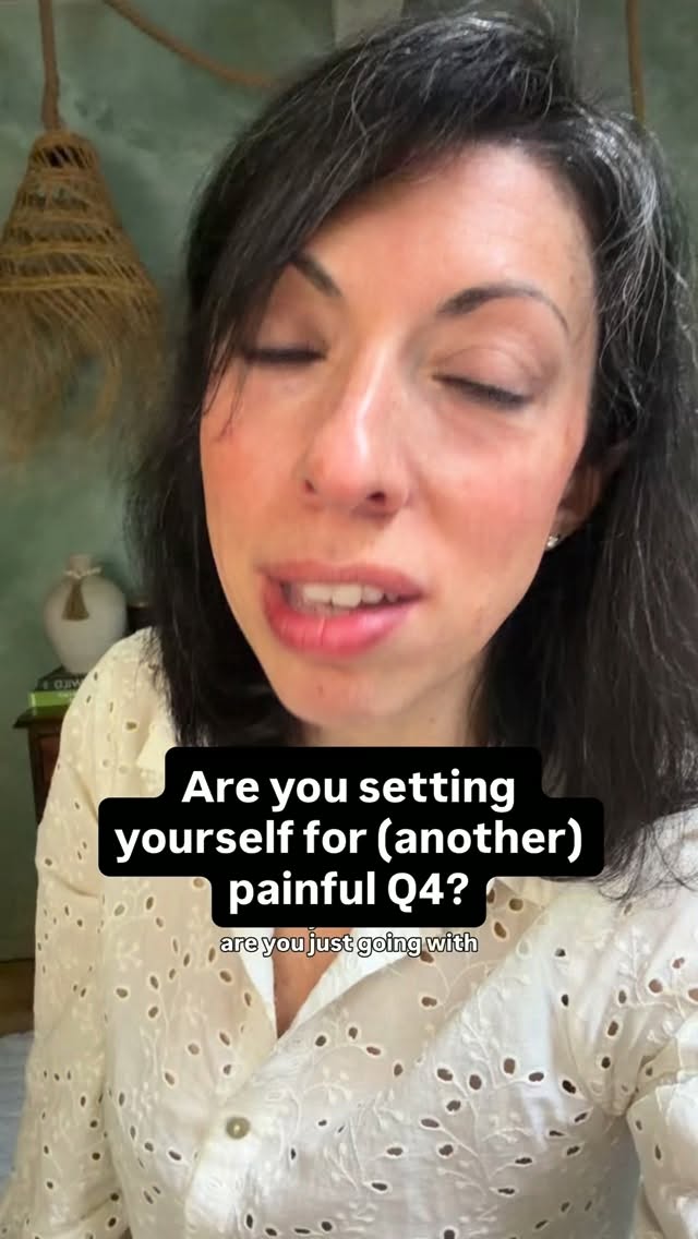 You know what Q4 feels like when you keep putting work before yourself.
The 12/31 deadlines.
The late nights.
The “just get through this week” on repeat.
The “How the hell am I going to get all of this done?”
And then somehow you wake up in January wondering where the last three months of your life went. 🤦🏻♀️
So here’s the question:
Are you really going to do this AGAIN?
📣You have a choice:
1. Brace yourself for another 90 days of putting your life on hold.
2. Decide you’re not doing Q4 like this anymore.
🔥 My clients choose #2.
Because “this is just how Q4 is” isn’t a fact. It’s a pattern and you’re allowed to break it.
Q4 is coming either way but the dread doesn’t have to. 👏🏼👏🏼👏🏼
Follow @thelaurenbaptiste if you’re ready to do Q4 differently this time. 🔔