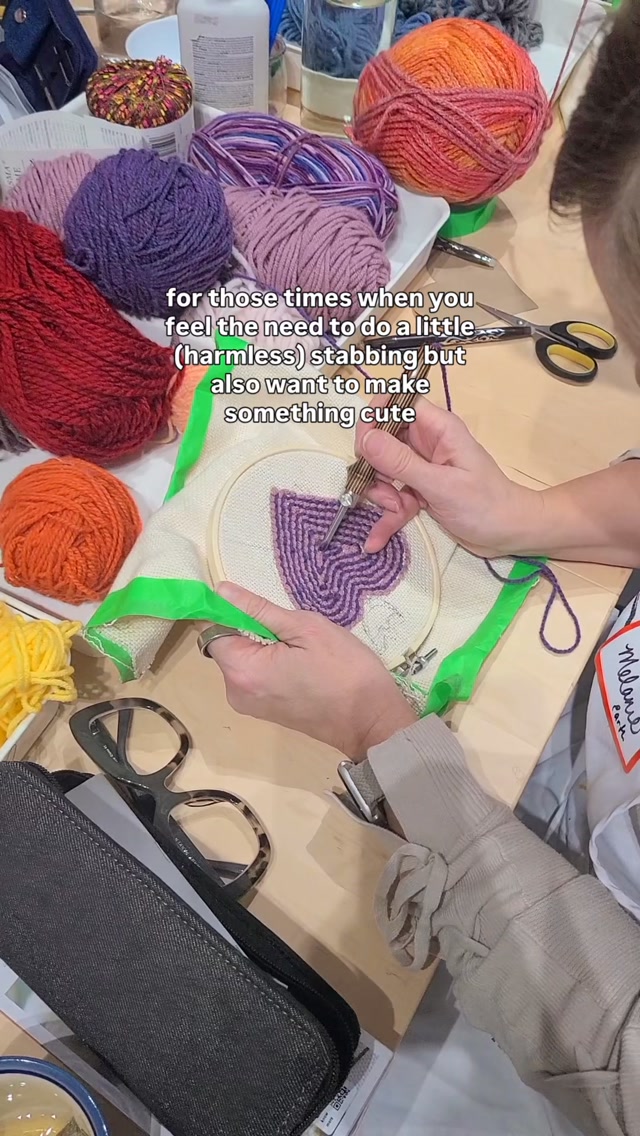 stress relief and a cute craft 😌 Join us for intro to punch needle with @_mocushla_! Learn essential punch needle techniques, create your own pattern, and bring it to life through punch needle crafting!
This workshops will lay a solid foundation for you to continue on with even more punch needle crafts, including bags, wall art, and even rugs!
Spaces are limited, so grab a friend and register today!
🧶 Beginner Punch Needle
🗓️ Sat Oct 31 2026
⏰ 10am to 1pm
📍 Studio Mooi, 926 Kingston Rd, Toronto
East End Toronto | Kingston Road Village | The Beaches Toronto | Upper Beaches Toronto | East End Moms | To Do Toronto | Girls Day Toronto | Workshops Toronto | Toronto Events | Fibre Arts Toronto | Yarn Toronto | Paint Night Toronto | Punch Needle