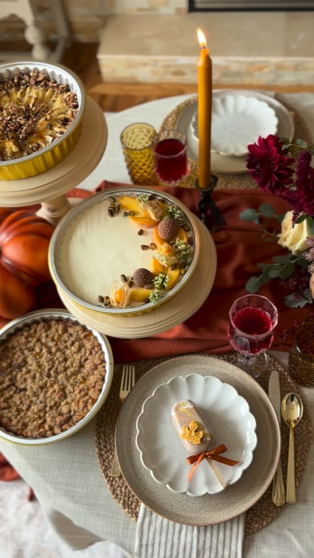 How to create the “everyone was talking about the dessert” moment at Thanksgiving ⬇️
✨ Start with how it looks, because we absolutely eat with our eyes first.
But don’t stop there…
✨ Choose flavours that actually feel like fall and make people curious enough to try them. Pumpkin, chai, caramel, cranberry, apple, warm spices… give people something they’re excited to taste.
Then think about how you serve it.
✨ A beautiful cake or tart placed where people can see it. Little desserts arranged so they feel inviting. A table that makes people want to wander over and see what’s there.
And timing matters, too.
✨ Don’t hide dessert away until everyone has completely disappeared from the table. Bring it out when people are ready to linger, pour another coffee, and have one more conversation.
A pretty dessert table isn’t the ONLY goal…
It’s also hearing:
“What is that?”
“You have to try this!”
“I’m going back for another piece.”
“These taste so good!”
That’s the dessert moment worth creating!
—
Okotoks Custom Cakes, Okotoks Bakery, Calgary Custom Cakes, Calgary Bakery, Southern Alberta Cake Bakery, Thanksgiving Hosting Tips, Thanksgiving Dessert Ideas, Dessert Bar, Thanksgiving Dessert Table, Thanksgiving Food and Desserts
