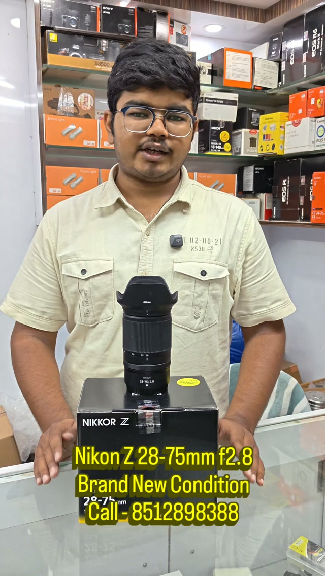 Nikon Z 28-75mm f2.8
Brand New Condition
Only Rs. 50,000/-
Call - 8512898388