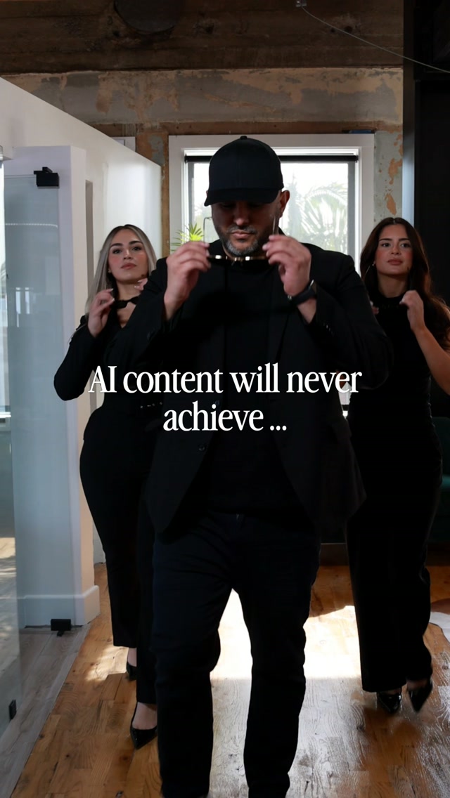 If you’re serious about building a brand that can last, you cannot rely on AI content.
AI can absolutely be an asset for productivity. It can help you move faster, generate ideas, streamline processes and improve your business productivity.
But it should never replace human connection.
Put yourself out there. Put your employees out there. Hire actors when it makes sense. Show the real people, personalities and stories behind the business.
Because people connect with people.
#contentcreationagency #socialmediamarketingagency #contentstudio