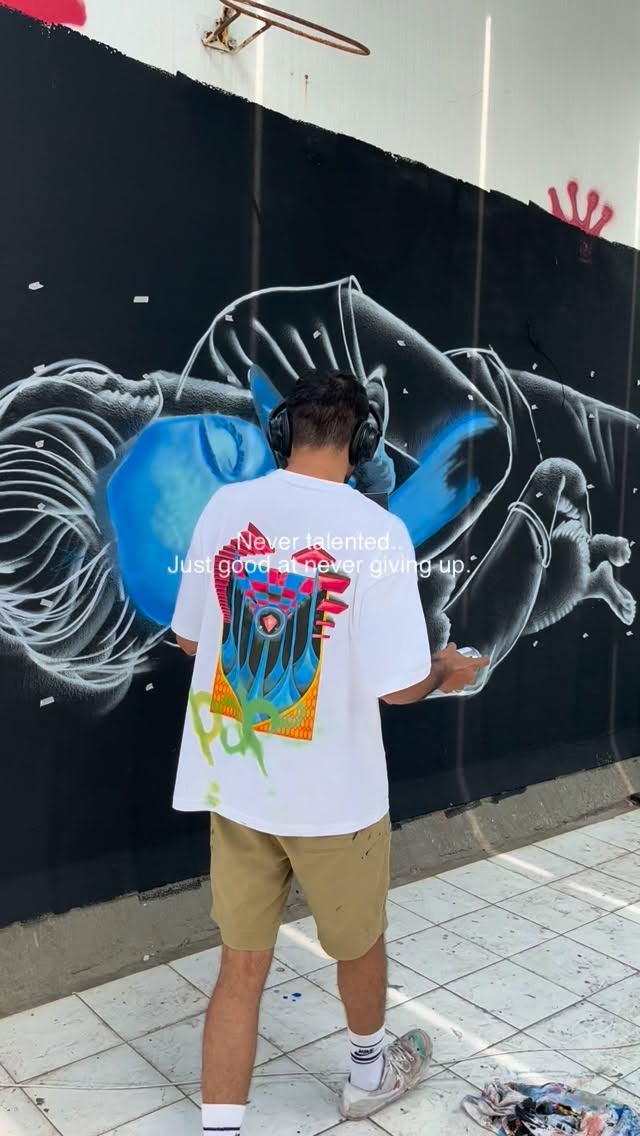 #trialreel #nevergiveup #streetartindia #graffiti