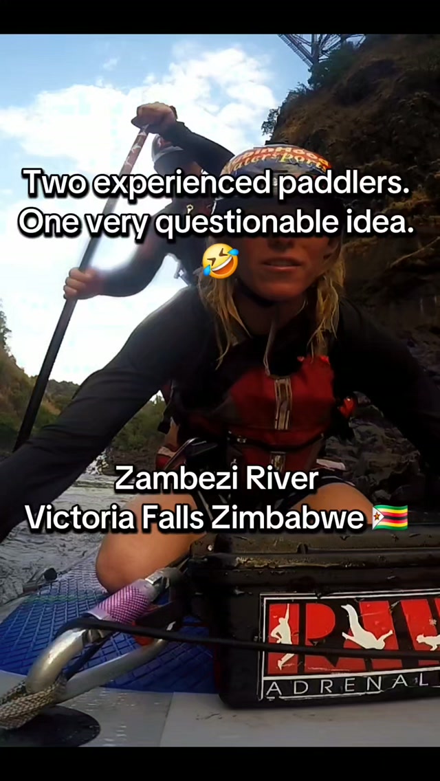 Just because something is a terrible idea doesn't necessarily mean it isn't worth trying. 🤣
A little throwback to the mighty Zambezi, beneath the Victoria Falls Bridge.
That's me standing on a paddleboard, attempting to negotiate a rapid with Charles Moffet kneeling on the front, contributing to our survival by paddling enthusiastically with his hands.
A thoroughly sophisticated operation.
Between us, we had plenty of experience on whitewater. What we apparently lacked was any compelling reason to believe this particular arrangement was sensible.
But I've always rather enjoyed experimenting with the boundaries of what's possible.
Sometimes it works beautifully.
Sometimes you discover, rather abruptly, why nobody else seems to be doing it. 😂
We did, of course, end up in the river.
But I think that's part of what I've always loved about adventure. Not every experiment needs to be successful to be worthwhile. Sometimes the experience, the laughter and the ridiculous story you get to tell afterwards are reward enough.
And occasionally, the only thing you really achieve is proving that your original idea was every bit as stupid as it sounded.
Would absolutely do it again. 🤣
📍 Zambezi River, Victoria Falls
#ZambeziRiver #VictoriaFalls #StandUpPaddleboarding #WhitewaterSUP #AdventureSports