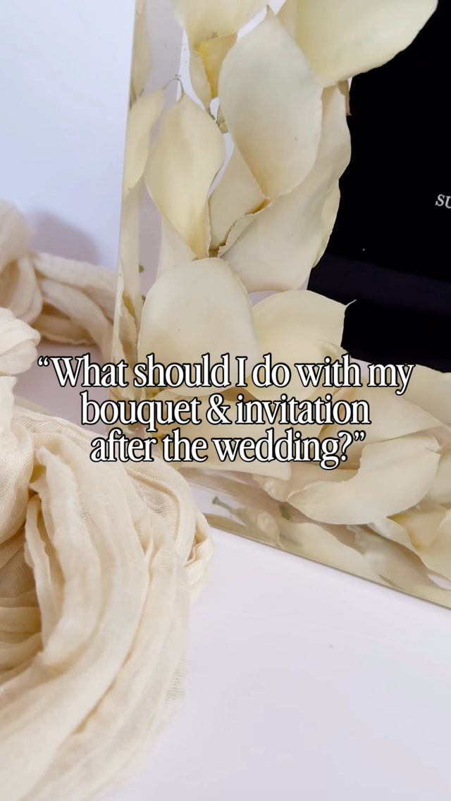 Place them in my experienced, professional and caring hands 🤝🌸
Each bouquet is treated as my very own. We will work together to create thr most magical pieces for you, and generations to pass down to. That way you can relive your special day ✨forever✨
#floralpreservation #bridalbouquet #resinart #weddingflowers #flowerpreservation