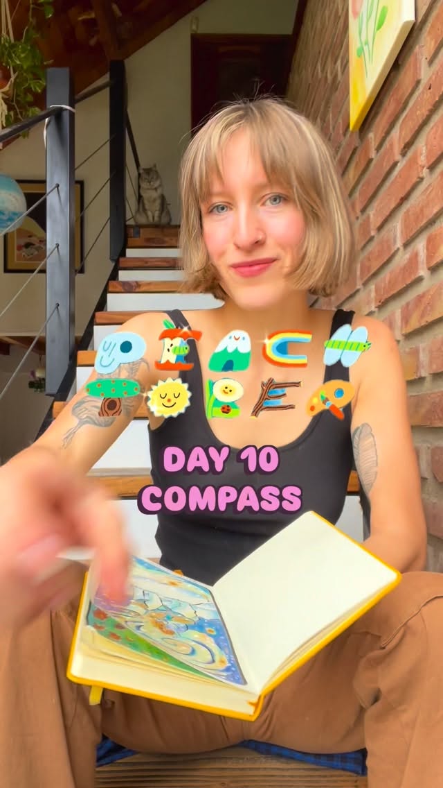 Day 10 COMPASS!
Of course it had to be The Golden Compass!
I actuslly read the books as an adult and I was surprised how intricate, complex & symbolic the whole series is. I find it also funny how Lyra could read the Alethiometer first, but then forgot how to.
Kinda like when we are kids we just know everything and are so connected, but then growing up we need to find that connection all over again…
Did you read the trilogy?
Love, Sofi
@peachtober
#peachtober26compass #peachtober26 #artistsketchbook #dailyarts