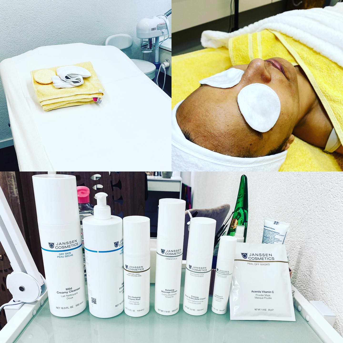 Lymphatic massage for facial very relaxing:)#janseencosmetics#skincare