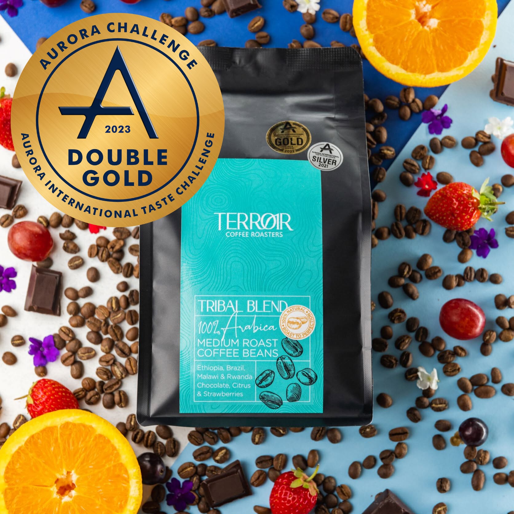 We’ve won DOUBLE GOLD!
We've received a Double Gold award for our Tribal Blend AND our Altitude Blend!
