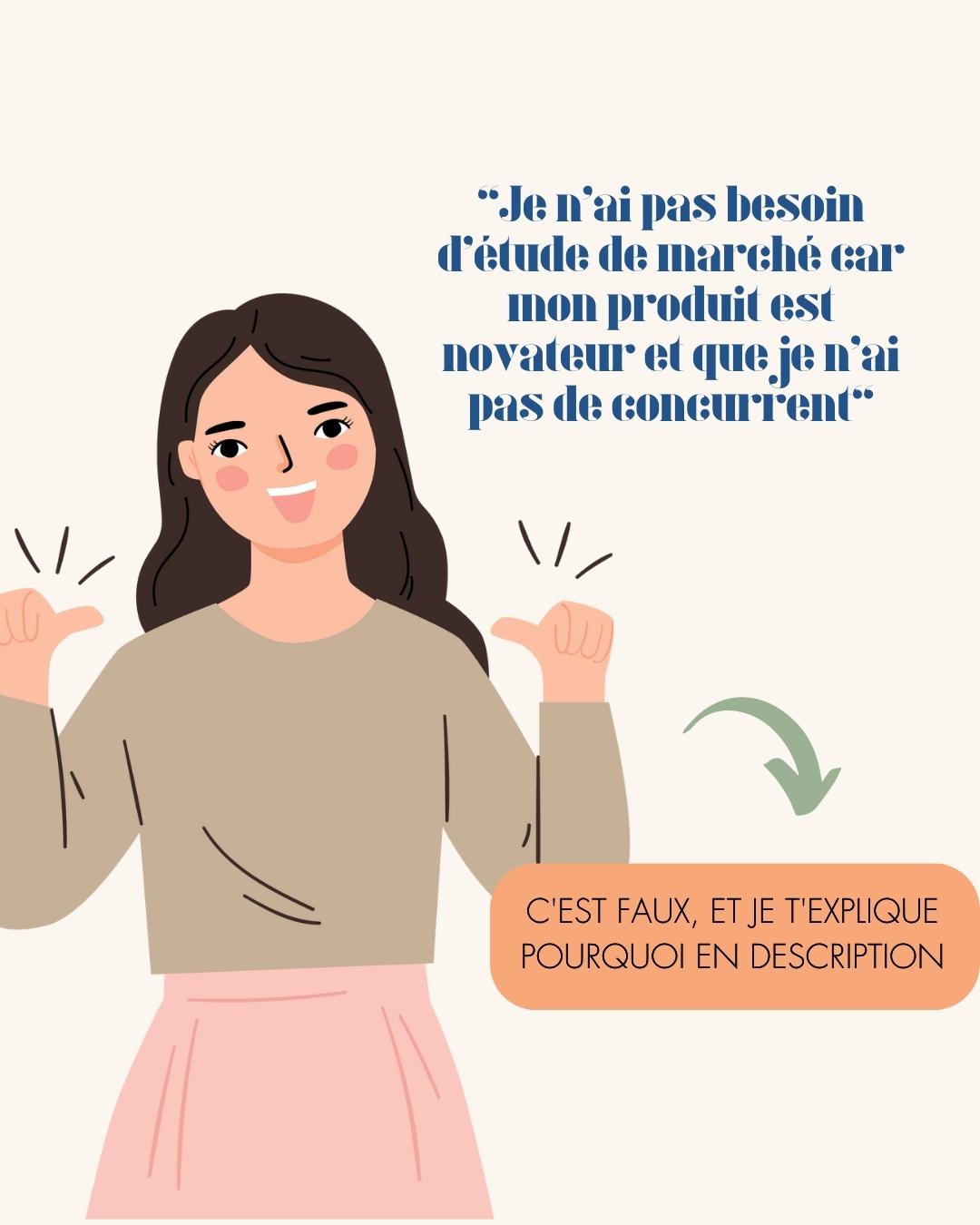 Le bullshit à l'état pur... 🙄
Cela m'est déjà arrivé à de nombreuses reprises d'être face à des entrepreneurs avec un peu trop d'égo pensant créer un nouveau marché avec un produit exceptionnel auquel personne n'a pensé avant eux et qui, du coup, sont convaincus qu'ils n'ont pas besoin d'étude de marché.
Bon.
Déjà même si c'est vrai, même si tu arrives en inventant un nouveau segment, c'est JUSTEMENT, l'étude de marché globale et complète qui te permettra de savoir si c'est réellement le cas ! C'est en travaillant sa concurrence et son client cible ainsi que la demande, que l'on sait si notre offre existe déjà. Si nous répondons oui, ou non, à une problématique réèlle déjà existante.
‼️ Et spoiler alerte, c'est toujours le cas.‼️
Et ne me sortez pas l'exemple d'Apple et des Iphone en me disant qu'ils ont lancé un produit pour lequel il n'y avait pas de demande alors que tout le monde utilisait un téléphone, que les professionnels voyaient déjà les limites du Blackberry et que tout le monde se baladaient avec un mp3 dans son sac... Apple a simplement répondu avec un seul produit à une multitude de demandes qui correspondaient à différents marchés EXISTANTS.
👉 Alors sachez que c'est pareil pour vous. Même si votre produit est novateur, que vous avez déposé un brevet, que ce que vous proposez est unique, vous vous insérez dans 98% des cas sur un marché déjà existant. Et vos concurrents sont réels. Et votre client cible achète déjà chez eux. Et vous devez comprendre pourquoi.
Et si votre étude de marché vous révèle qu'il n'y aucune concurrence, demandez-vous pourquoi. Parfois c'est simplement car il n'y a pas de demande. Personne n'est prêt à acheter votre service ou votre offre. Et oui !
#etudedemarché #conseilmarketing #formationmarketing #astucemarketing #coachmarketing #smallbusiness #entrepreneurs