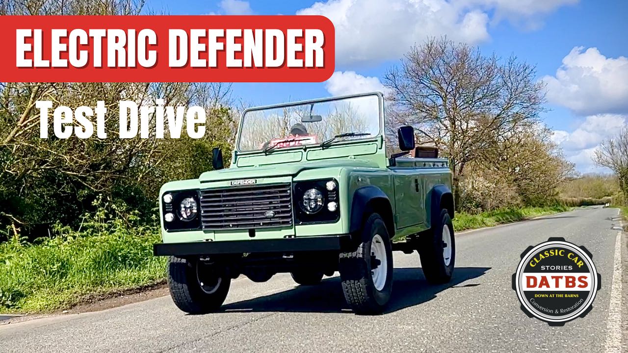 The new video for the Land Rover Defender has just dropped on our YouTube channel @downatthebarns #landroverphotos #landroverdefender90 #electriclandroverdefender
