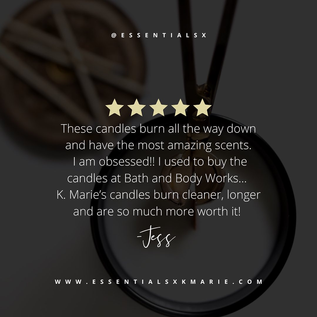 A love note from our tribe. 🤎
We are so pleased to hear how much you enjoy our candles. Thank you for your continued support, Jess! 🥰
#customerreviews #blackcandlemaker #candlemakersofcolor #luxurycandles #luxurycandle #aromatherapycandles #aromatherapycandle #aromatherapyproducts #customerlove #shopblackownedbusiness #shopblackowned #athomebusiness #candlebusinessowner