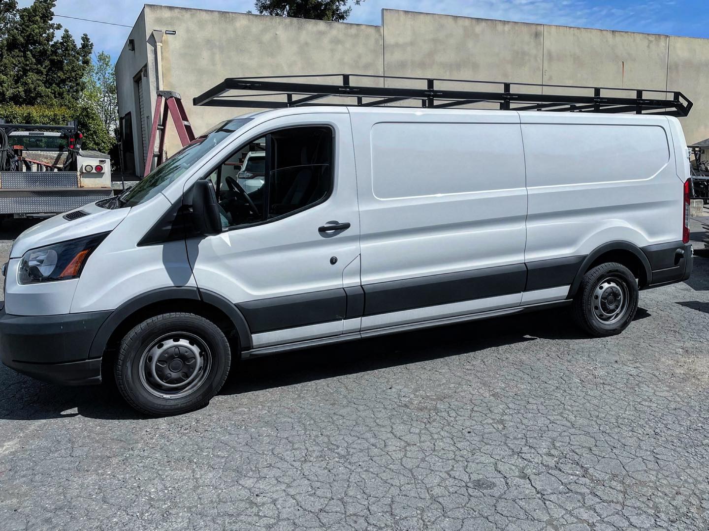We Offer a large line of custom van racks for every make and model. Also custom powder-coat options and a large range of colors. Call us if stop in for a free quote. 408-378-3277 #vanrack #fabrication #welding