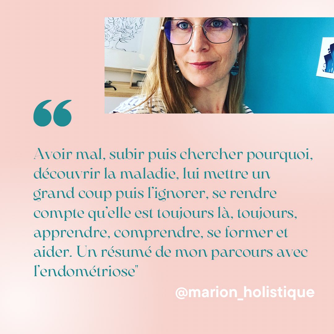 J’ai été diagnostiquée à 32 ans en 2009, on m’a dit que je ne pourrais pas avoir d’enfant avec mes trompes bouchées par les lésions.
Acupuncture + fascia + psychothérapie + alimentation, et j’étais enceinte 3 mois plus tard.
Du coup j’ai voulu croire que j’avais mis a terre cette maladie et qu’elle était derrière moi (même si au fond j’étais consciente qu’elle était encore là).
Elle a su se rappeler à moi, et j’ai dû recommencer et aller plus loin : acupuncture, osteo, yoga, alimentation, nutrition, psychanalyse... j’ai rien lâché ! Et elle a diminué, et a été limitée.
Et finalement j’en ai même tiré partie : j’ai appris à me connaître, à me respecter et à me valoriser. Je prends soin de moi globalement et je n’arrêterai plus !
Il faut être combative ! Ma pratique des arts martiaux puis de la boxe 🥊 m’ont donné le mental. Mais c’est aussi et surtout le fait de devenir maman aidante, qui m’a poussée à chercher à l’intérieur les ressources qui existent chez tout le monde et mettre en place à l’extérieur ce qui est possible pour être au mieux avec soi.
Et dans ma pratique je veux transmettre ce que j’ai appris aux femmes qui ont de l’endométriose, je suis devenue patiente experte et je continue à me former pour les accompagner au plus près de leurs besoins,autant par mon expérience personnelle, ma traversée de la maladie et de moi-même, que par mes compétences théoriques, techniques et pédagogiques.
Je pratique la médecine chinoise avec l’acupuncture et les plantes, je prodigue des conseils sur l’alimentation, la nutrition, la gestion de stress, la connaissance de soi, la respiration, j’éveille au selfcare, j’oriente vers d’autres professionnels et pratiques…
Je prends soin et j’eclaire d’une manière holistique.
La semaine prochaine, je monte à Paris, pour assister au 8es journées de formation sur l’endométriose organisées par RESENDO à Paris. J’ai hâte de voir où on en est le système médical en France sur la prise en charge de l’Endo. Je reviendrai avec encore plus de matière !!
#endométrioses #endobelly #endowarriors #endocare #parcoursmaladie #maladiechronique #endometriose #maladieféminine #resendo #priseenchargeendométriose #selfcare #acupuncture