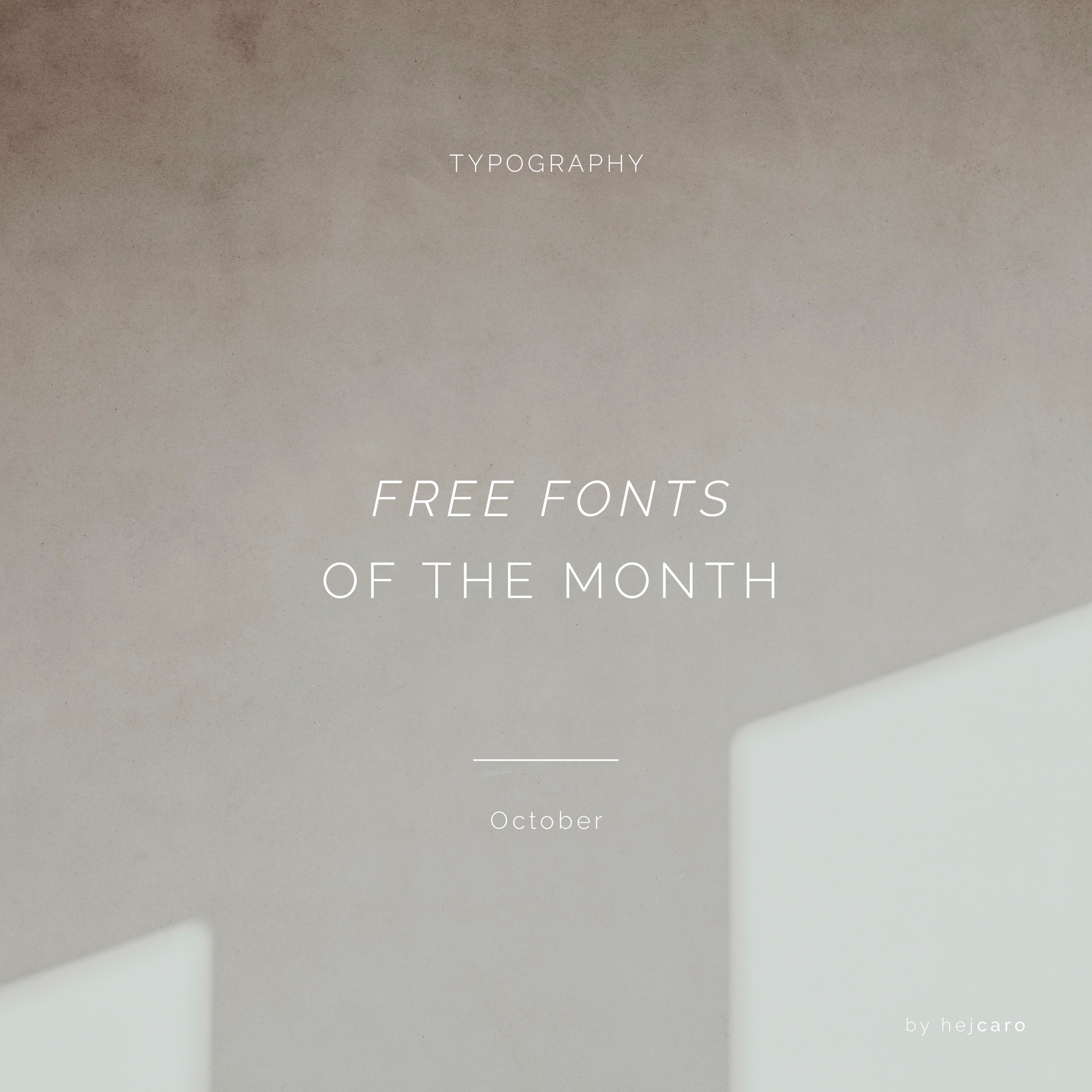 Free Fonts of the month. Welche Schriftart ist dein Favorit?
#freefonts #typography #typo #typoinspo #fonts #fontsofthemonth #schriftarten #schriften #typolove