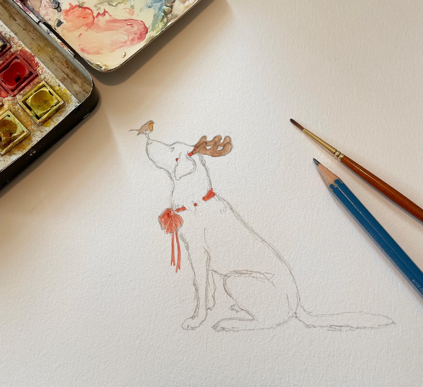 Getting my head into this stuff again
.
.
#countryliving #countrylife #countryart #inspiredbynature #countrydecor #countryhomesandinteriors #countrygarden #art #illustration #wildlifeart #animalart #prints #cards #greetingscards #gifts #countryside #farmlife #houseinthecountry #dogs #horse #illustrator #artist #petportraits #countryhome #painting #watercolours #christmas #christmascards