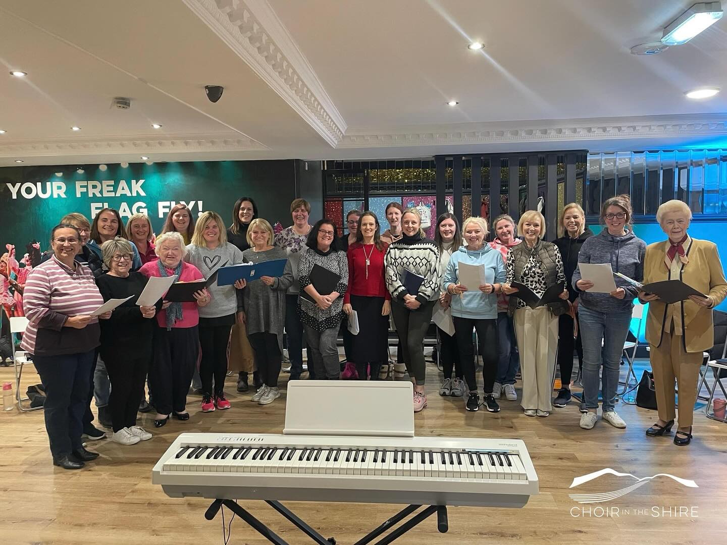 Our lovely CHOIR IN THE SHIRE ladies after this weeks class. Looking to join a friendly new group? We sing together on Mondays from 7.15-8.15. New members always welcome :)
#choirintheshire #sing #shrewsbury #shropshire #shroparts